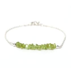 Brățară Reglabilă Diora, model Green Crystal