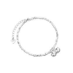 Brățară Reglabilă Diora, model „Silver Spikes
