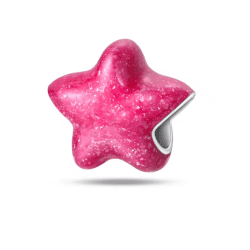 Charm Roz compatibil cu bratara Pandora