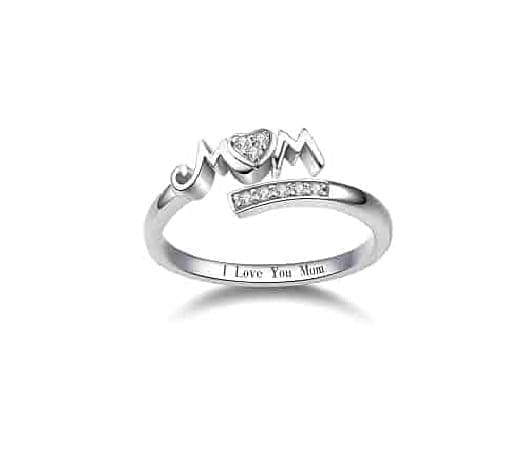 Inel Diora, model "Love Mom", cu argint