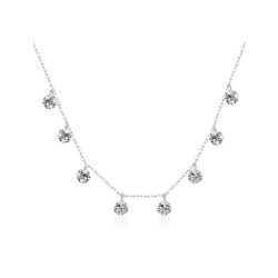 Colier Diora cu diamante, cu Argint