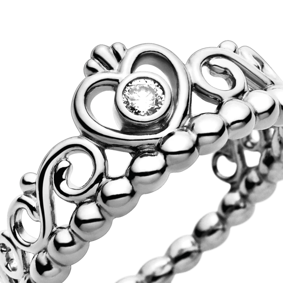 Inel Printesa, cu argint, silver - imagine 5