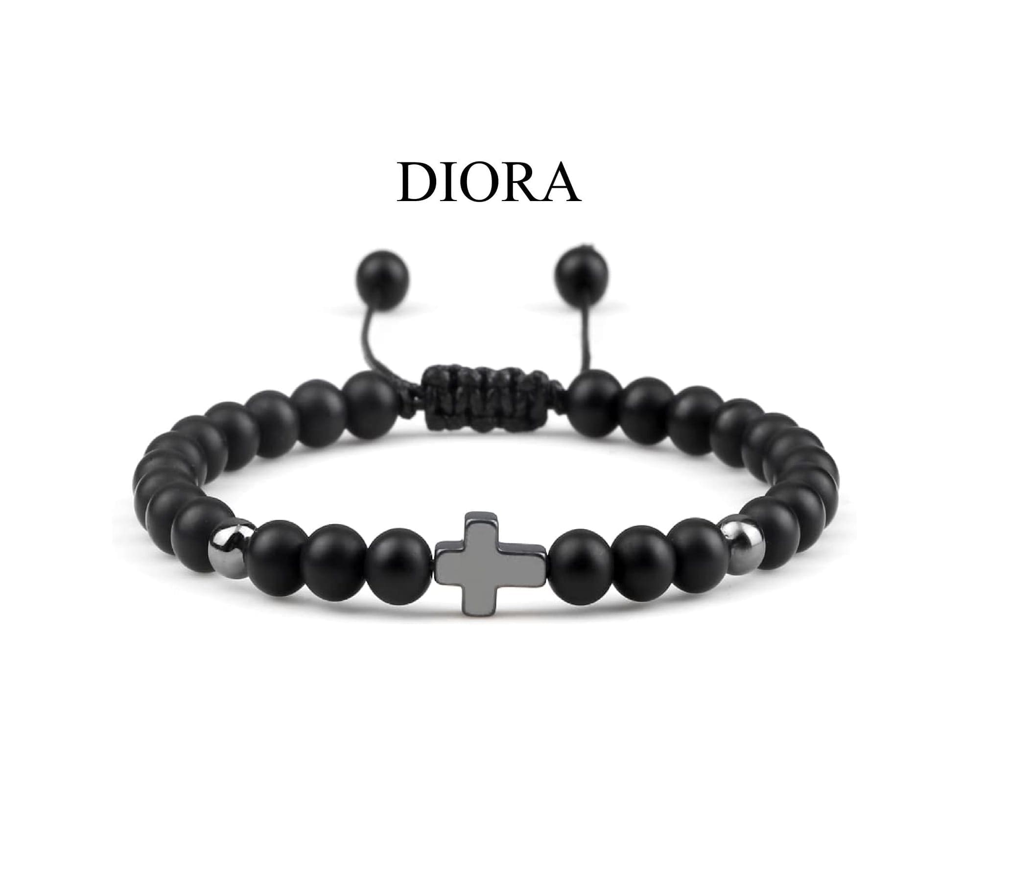 Brățară Diora cu Cruce și Pietre Naturale - imagine 5