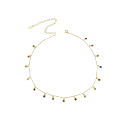 Colier Diora cu Pietre Colorate