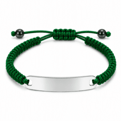 Brățară Personalizată Premium cu Gravură - Verde