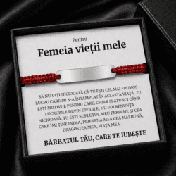 Brățară personalizată , Cadou Femeia Vieții Mele