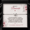 Brățară cu Inimioară „Dragă Bunicuță” – Parfum de Cozonac și Iubire, Cadou de la Nepoată