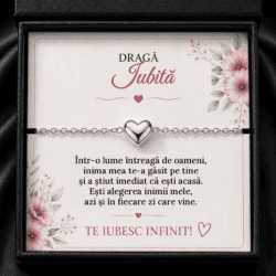Brățară cu Inimioară „Dragă Iubită” – Inima Mea Te-a Găsit