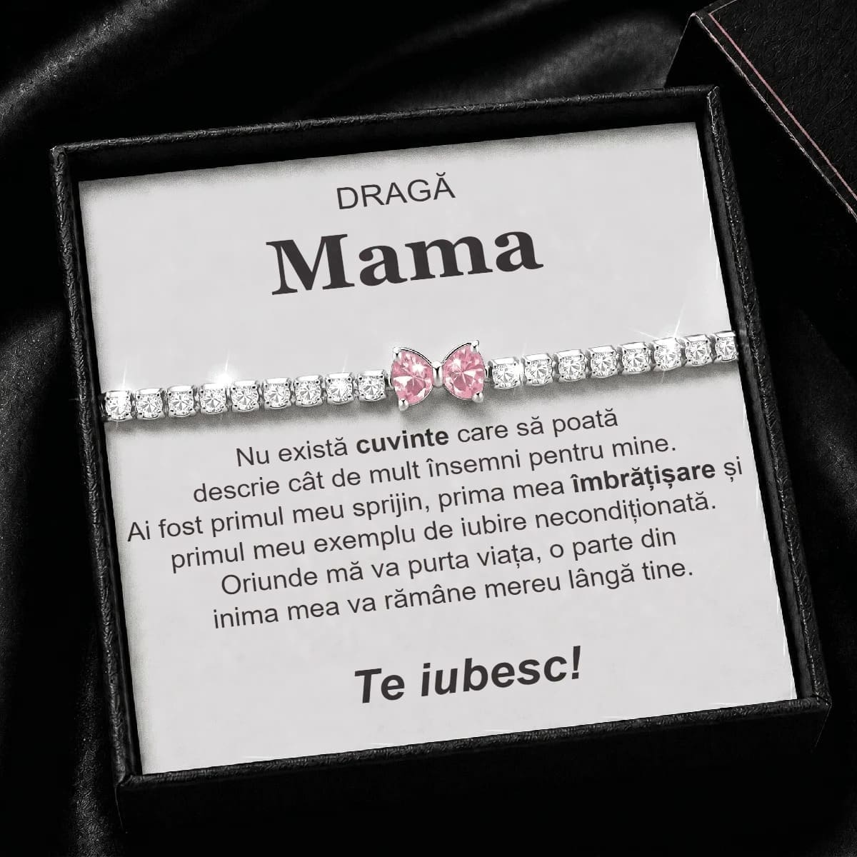 Cadou pentru Mamă – Brățară Premium cu Fundiță