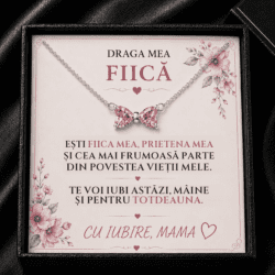 Cadou Fiică de la Mama – Colier cu Fundiță, Prietena Mea