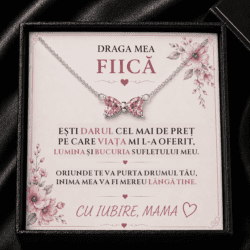 Cadou Fiică din partea mamei, Colier cu Fundiță
