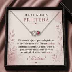 Brățară cu Inimioară „Draga Mea Prietenă” – Cel Mai Frumos Cadou al Vieții