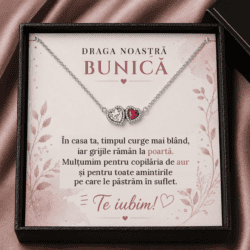 Brățară cu Inimioară „Draga Noastră Bunică” – Copilăria de Aur