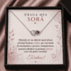 Brățară cu Inimioară „Draga Mea Soră” – Cel Mai Frumos Cadou al Părinților