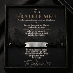 Brățară pentru Fratele Meu – Eroul Copilăriei Mele, Cadou de la Soră