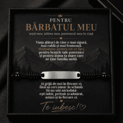 Brățară pentru Soțul Meu – Mulțumesc Pentru Tot Ce Faci