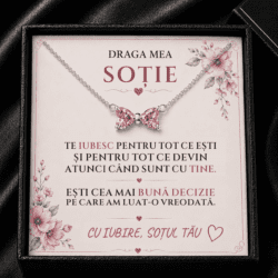 Cadou Soție de la Soț – Colier cu Fundiță, Cea Mai Bună Decizie